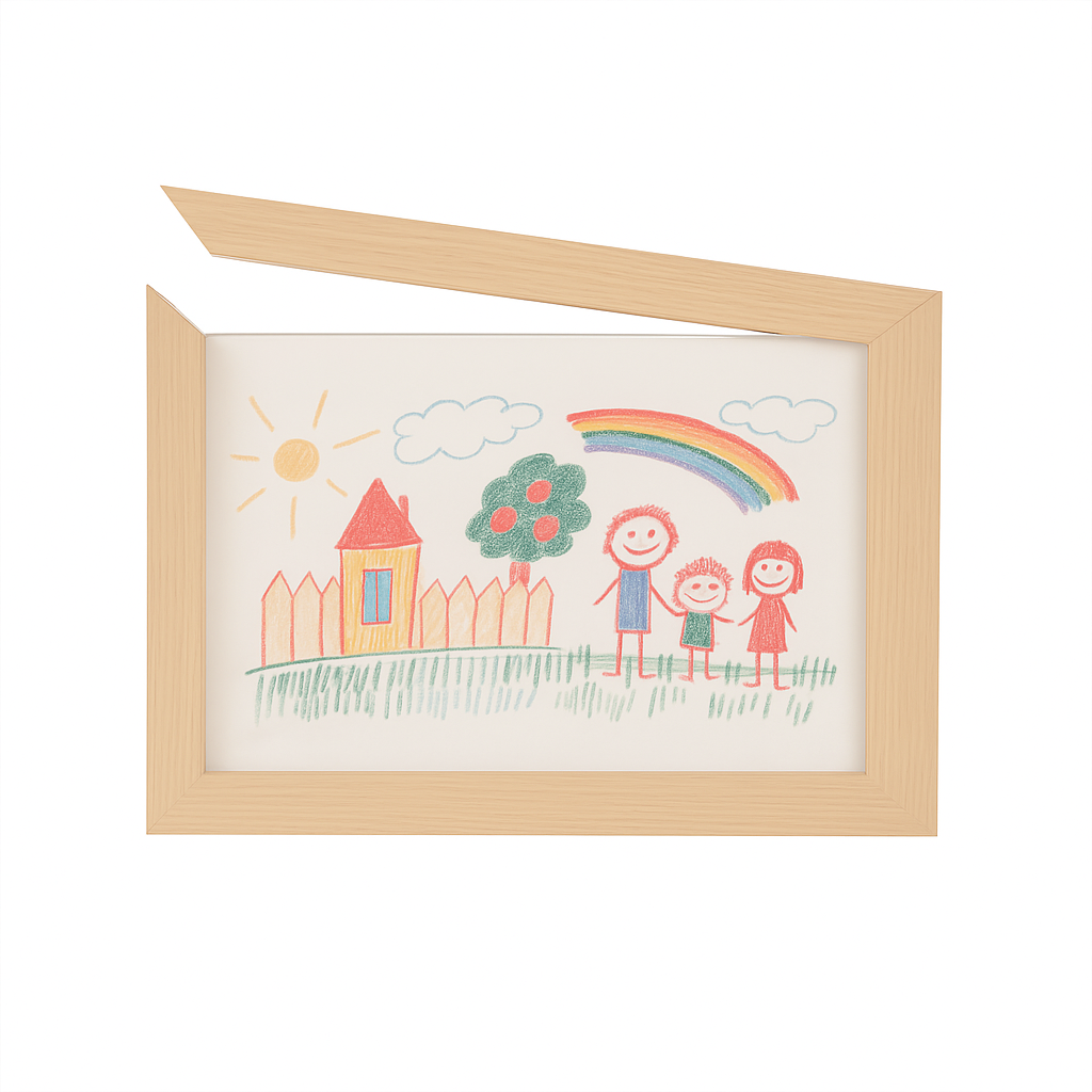 Velini A4 Tekeningen Wissel Fotolijst eiken