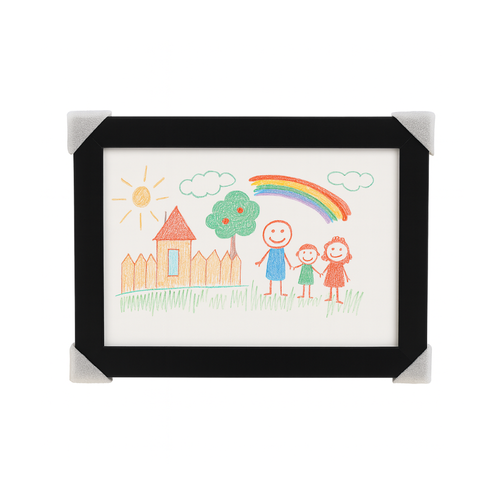 Velini A4 Tekeningen Wissel Fotolijst zwart verpakt