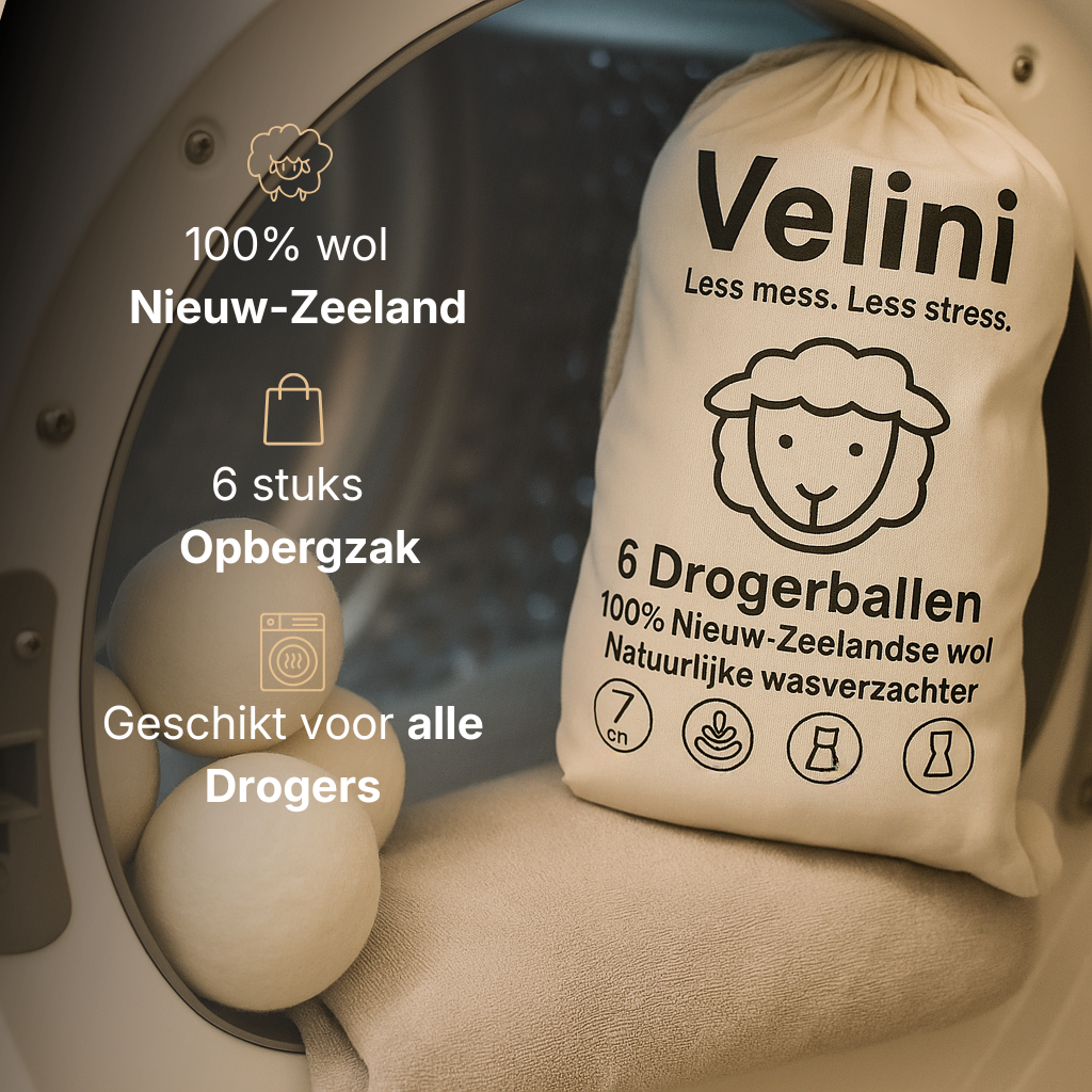 Velini drogerballen geschikt voor alle drogers