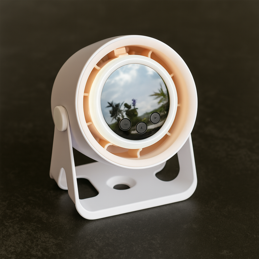 Kleine ventilator desktop opladen – Velini ideal voor thuis of onderweg