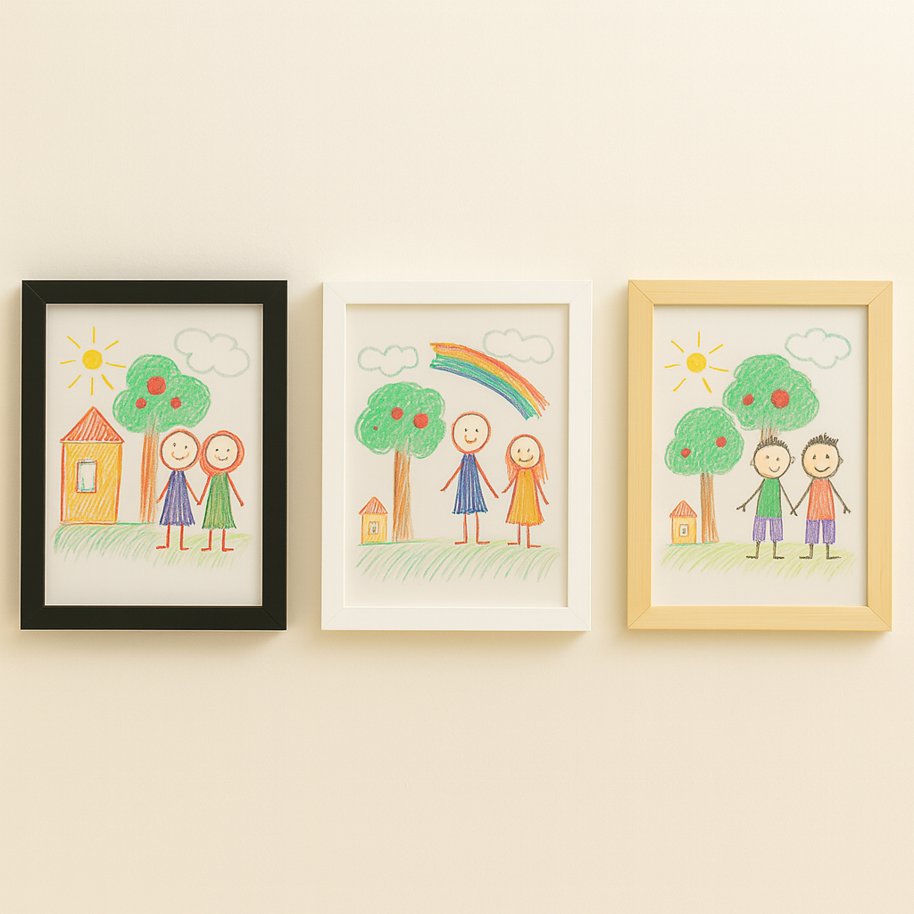 Velini A4 Tekeningen Wissel Fotolijst verschillende kleuren