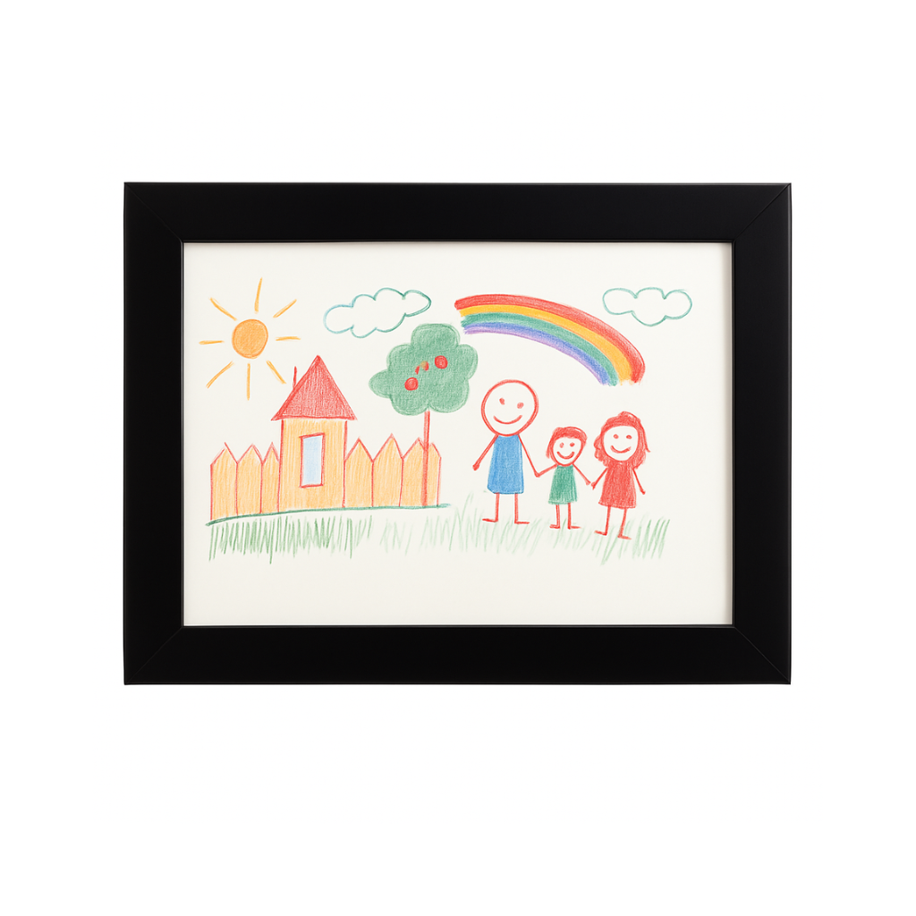 Velini A4 Tekeningen Wissel Fotolijst zwart 