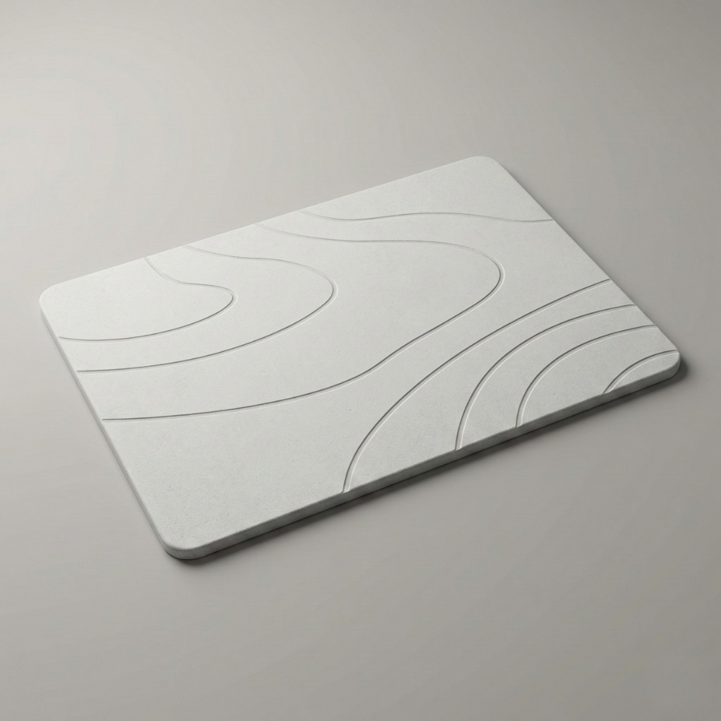 Velini Antislip Badmat van Diatomeeënaarde – Snel Droog, Hygiënisch & Duurzaam