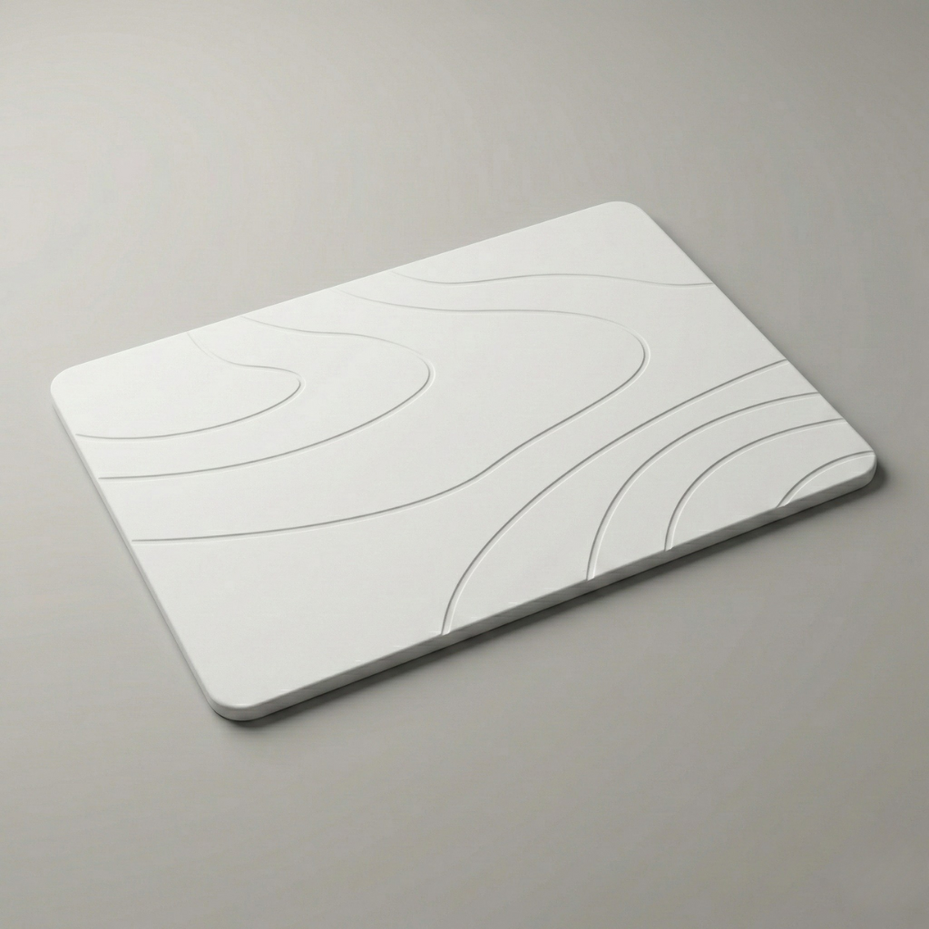 Velini Antislip Badmat van Diatomeeënaarde – Snel Droog, Hygiënisch & Duurzaam