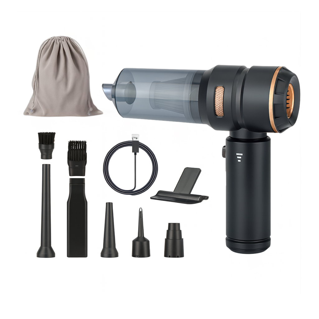 Velini draadloze stofzuiger met 8 opzetstukken en HEPA-filter