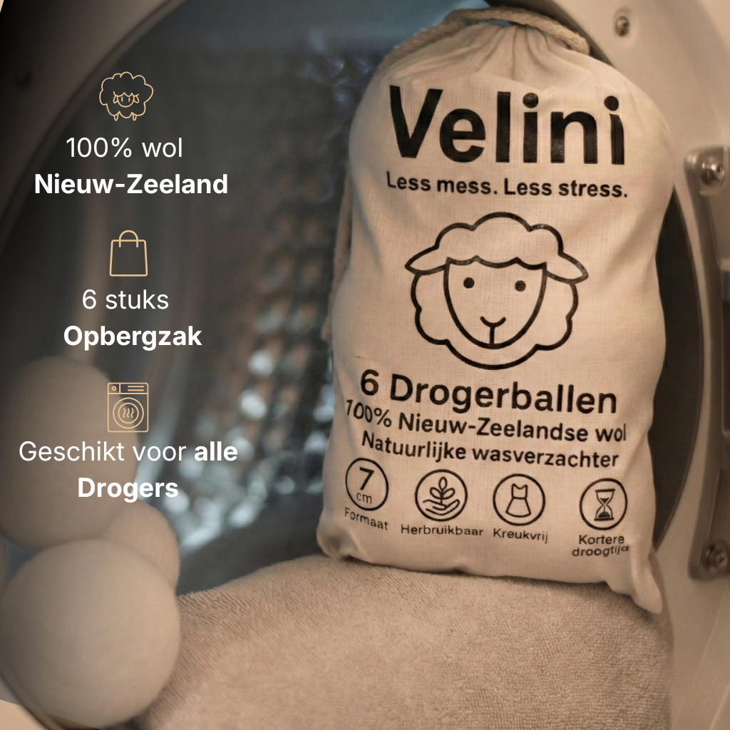 Velini drogerballen geschikt voor alle drogers
